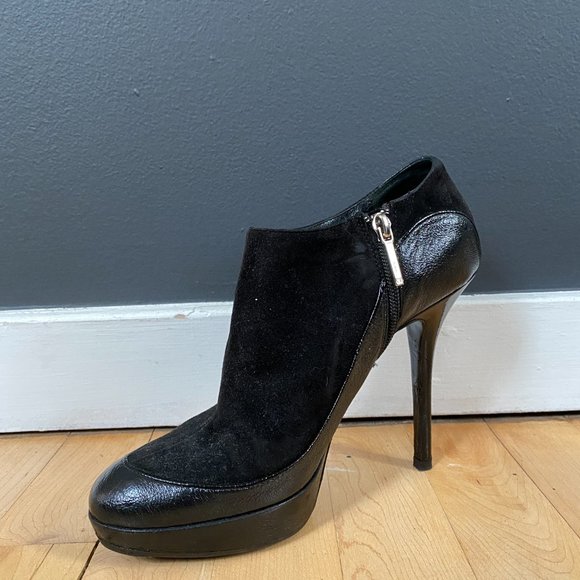 Christian Dior Leather and Suede Ankle Boots - Picture 2 of 6